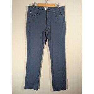 Peter Millar Mens Blue 5 Pocket Straight Leg Pants Sz 36 Preppy Golf Performance